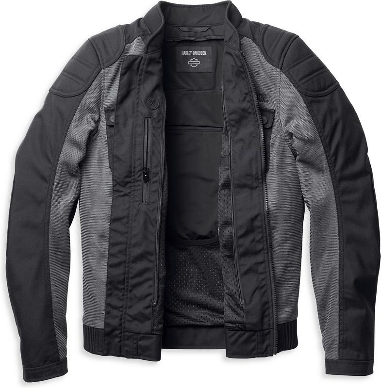 Harley-Davidson Jacket-Zephyr Mixed Media Line  Granite Grey | 98181-22EW