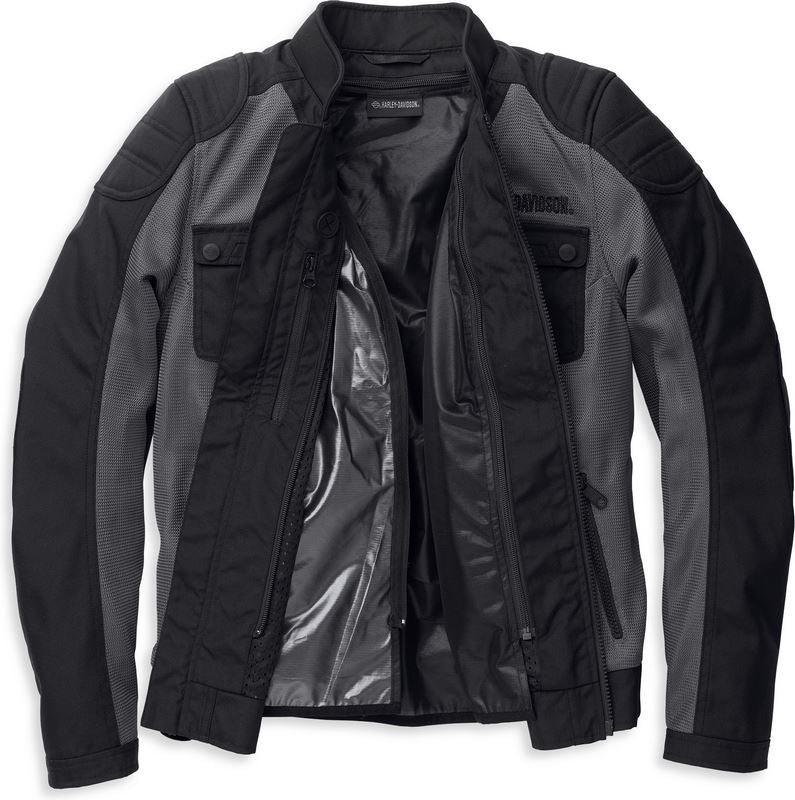 Harley-Davidson Jacket-Zephyr Mixed Media Line  Granite Grey | 98181-22EW