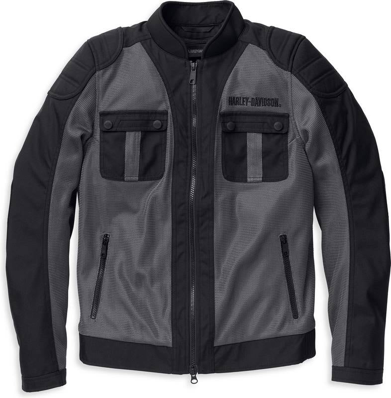 Harley-Davidson Jacket-Zephyr Mixed Media Line  Granite Grey | 98181-22EW