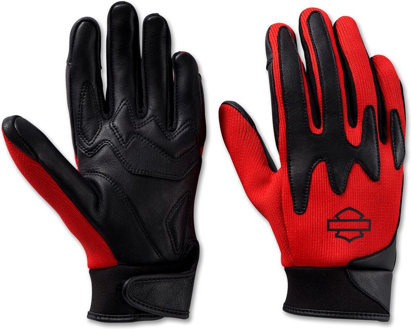 Harley-Davidson Gloves-Dyna Textile  High Risk Red | 98182-24VW