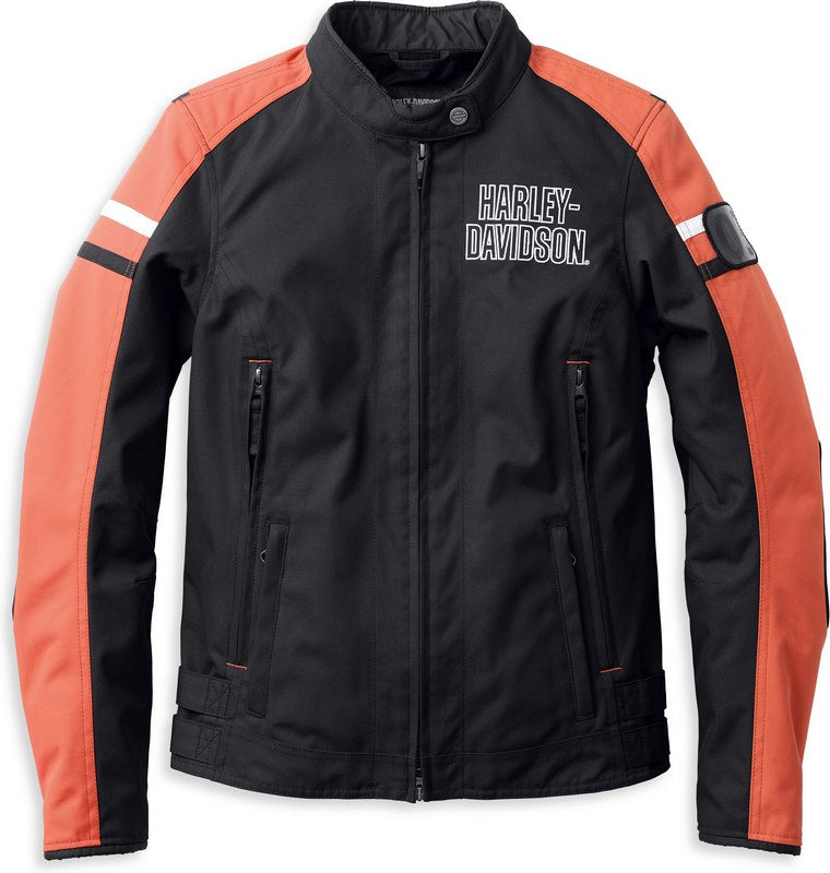 Harley-Davidson Women'S Hazard Waterproof Textile Jacket  Colorblock-Design | 98183-22EW