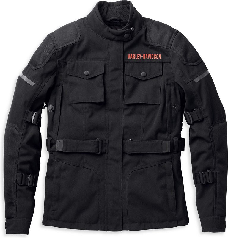 Harley-Davidson Women'S Quest Triple Vent System Jacket  Black | 98184-22EW