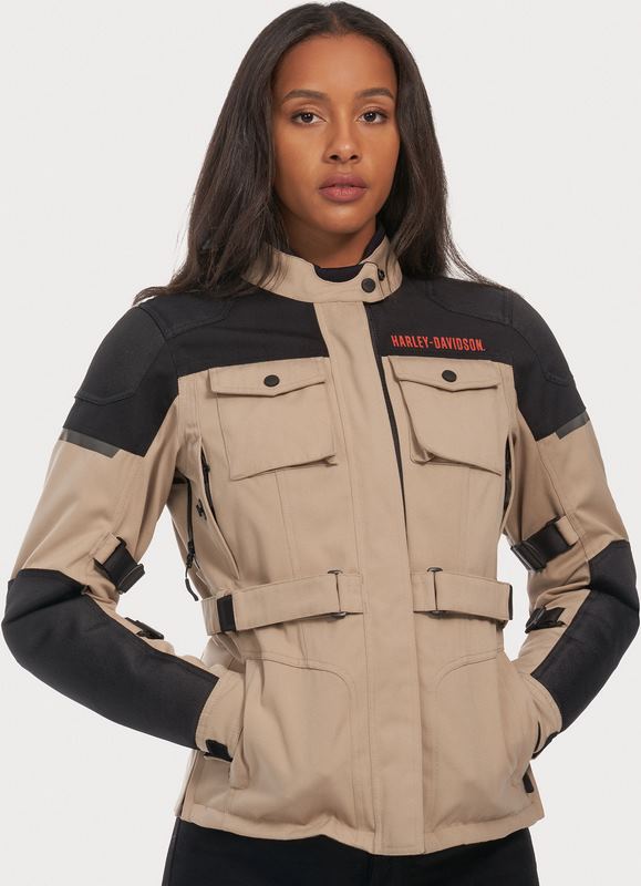 Harley-Davidson Women'S Quest Triple Vent System Jacket  Chinchilla | 98185-22EW