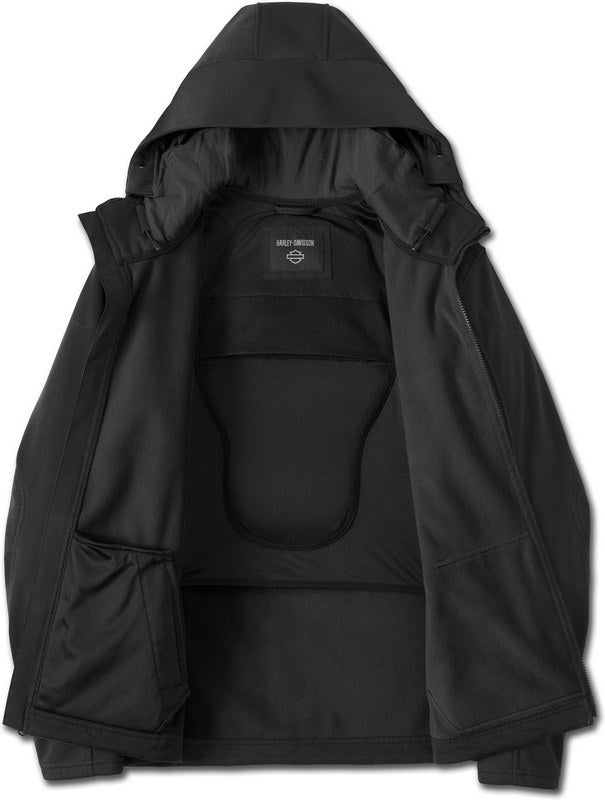 Harley-Davidson Jacket-Deflector 2 Textile  Harley Black | 98187-24VM