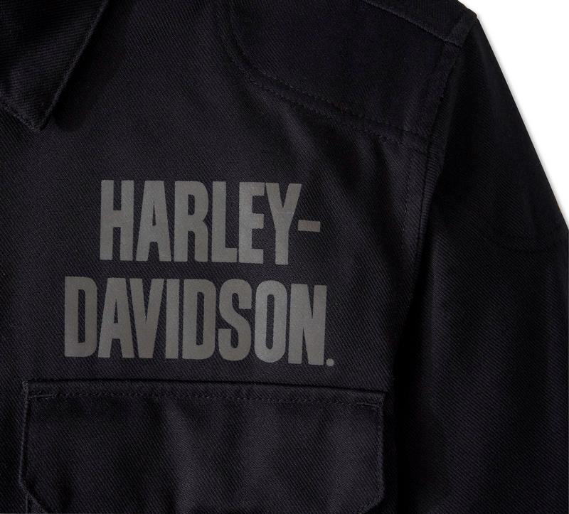Harley-Davidson Shirt Jacket-Operative 2 Textile  Harley Black | 98188-24VM