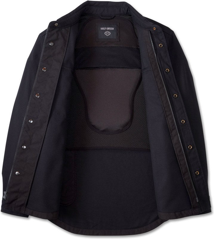 Harley-Davidson Shirt Jacket-Operative 2 Textile  Harley Black | 98188-24VM