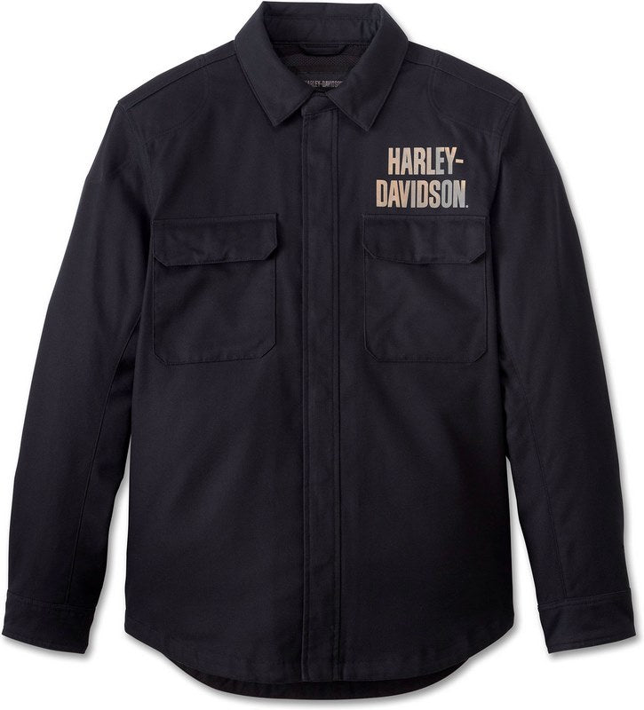 Harley-Davidson Shirt Jacket-Operative 2 Textile  Harley Black | 98188-24VM