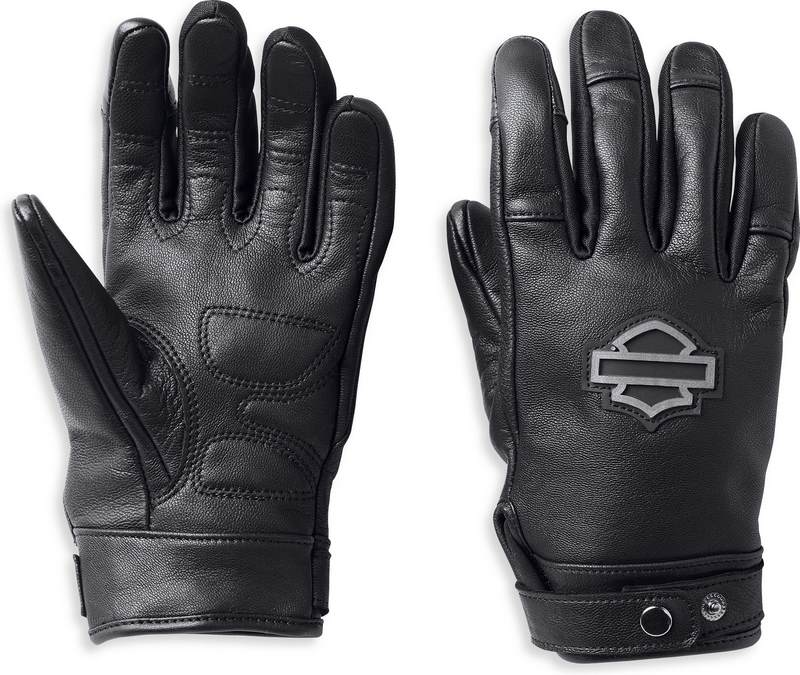Harley-Davidson Women'S Metropolitan Leather Gloves  Black | 98189-22EW