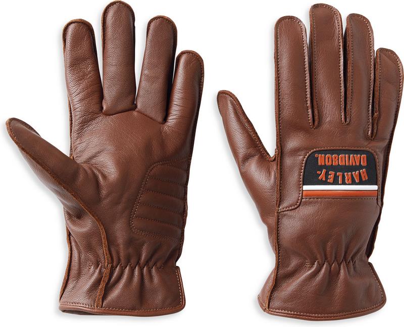 Harley-Davidson Hampton Leather Gloves For Women  Chocolate Brown | 98194-22VW
