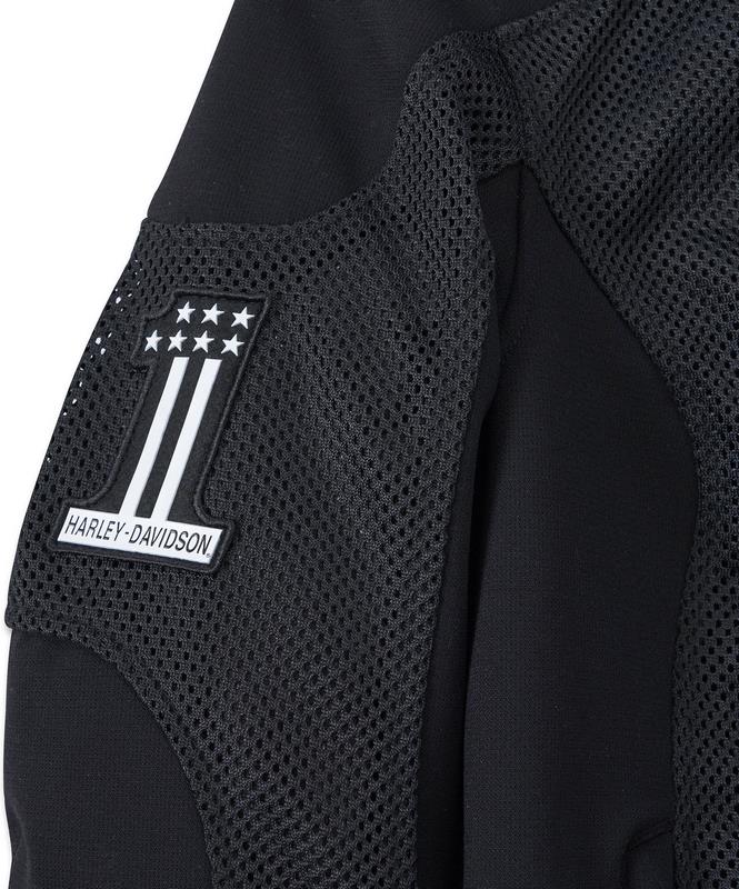 Harley-Davidson Jacket-Hd Shield Mesh  Harley Black | 98197-24VW