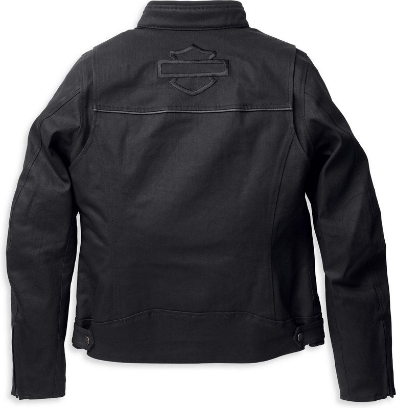 Harley-Davidson Women'S Metropolitan Mandarin Collar 3-In-1 Jacket  Black | 98200-22EW