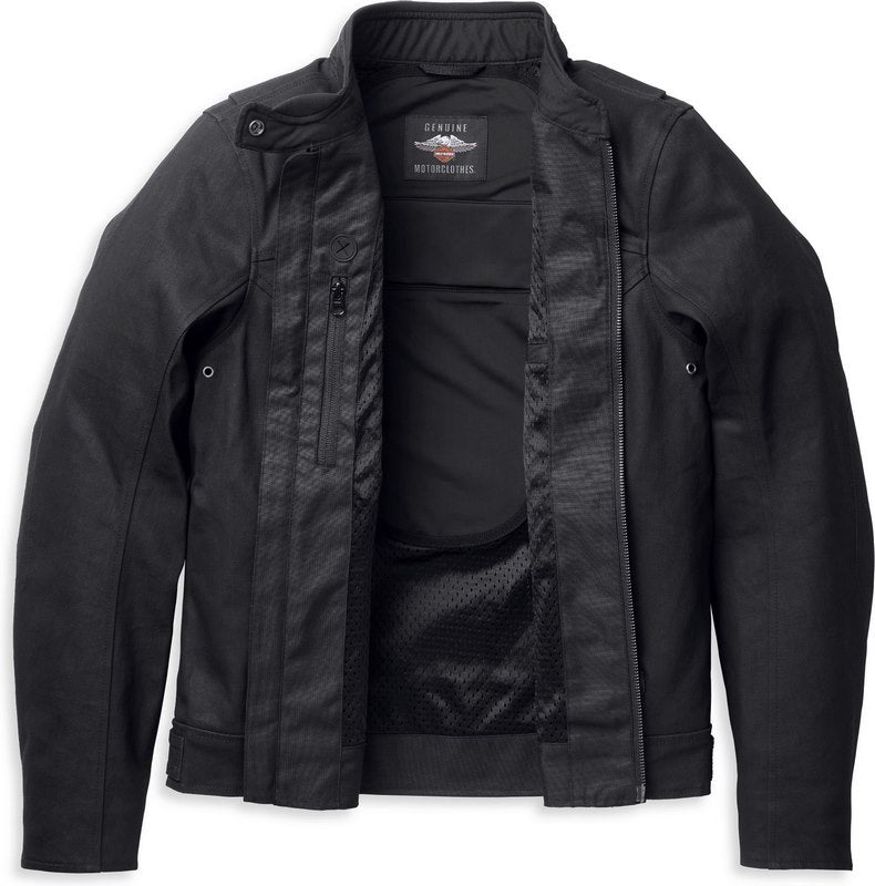 Harley-Davidson Women'S Metropolitan Mandarin Collar 3-In-1 Jacket  Black | 98200-22EW