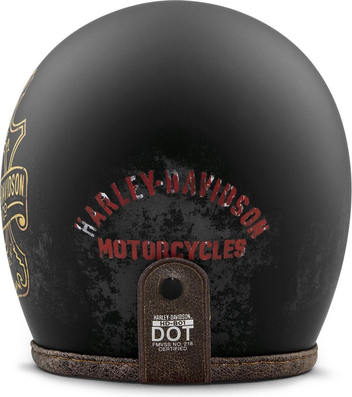 Harley-Davidson BootleggerS Pass 3/4 ヘルメット  マット・ブラック | 98236-19EX