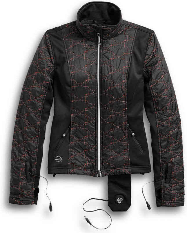 Harley-Davidson Heated-Jkt Liner Btc 12V Quilt  Black | 98320-17VW