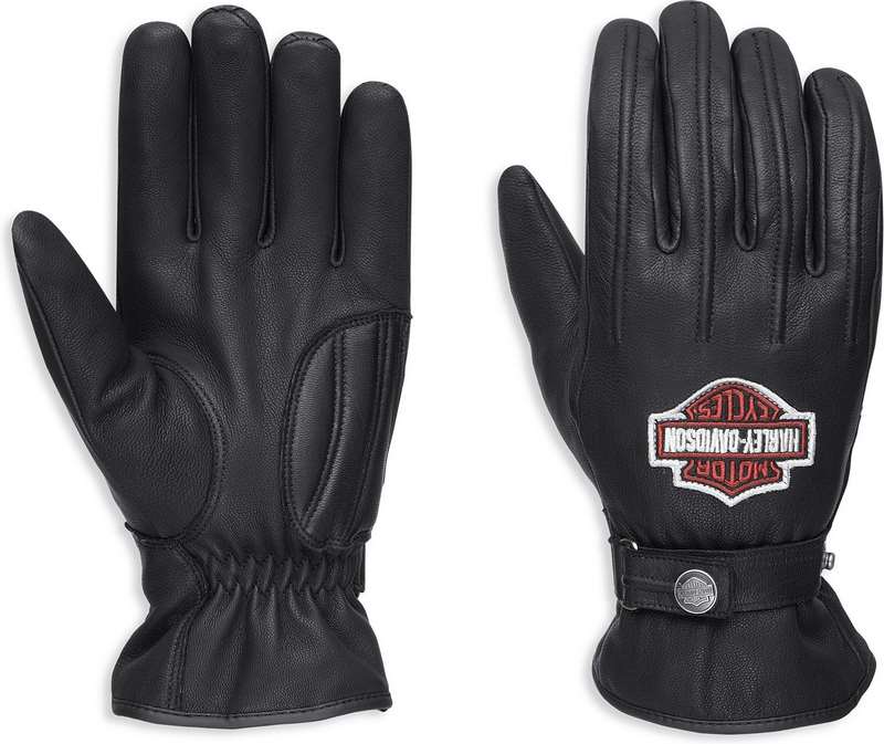 Harley-Davidson Enthusiast Leather Gloves Ce  Black | 98356-17EM
