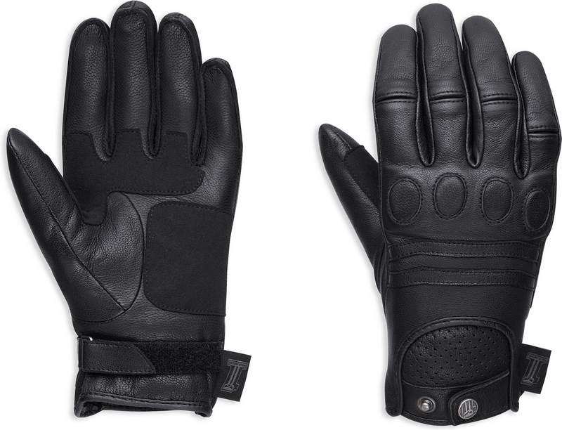 Harley-Davidson #1 Skull Leather Gloves  Black | 98375-17EW