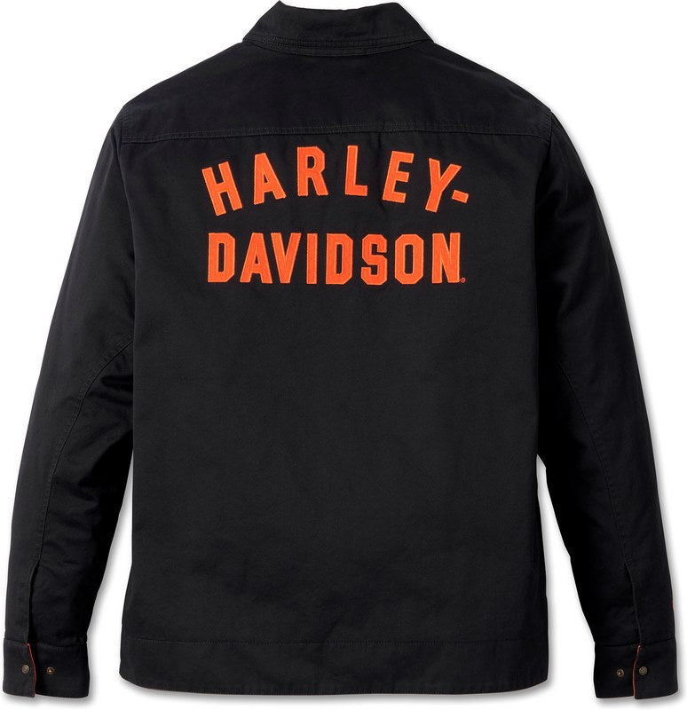 Harley-Davidson Men'S Work Jacket  Black Beauty | 98400-22VM