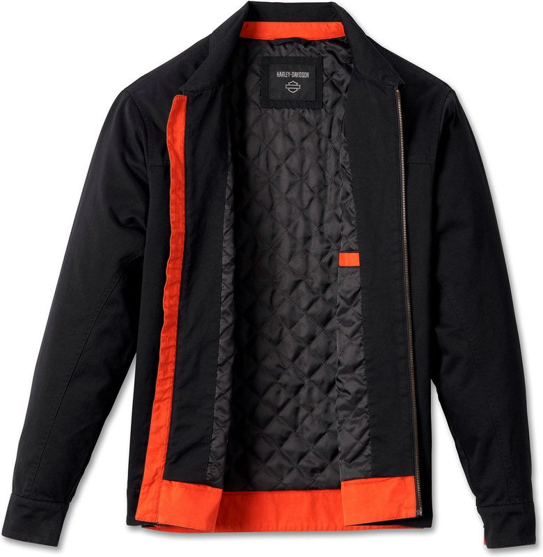 Harley-Davidson Men'S Work Jacket  Black Beauty | 98400-22VM