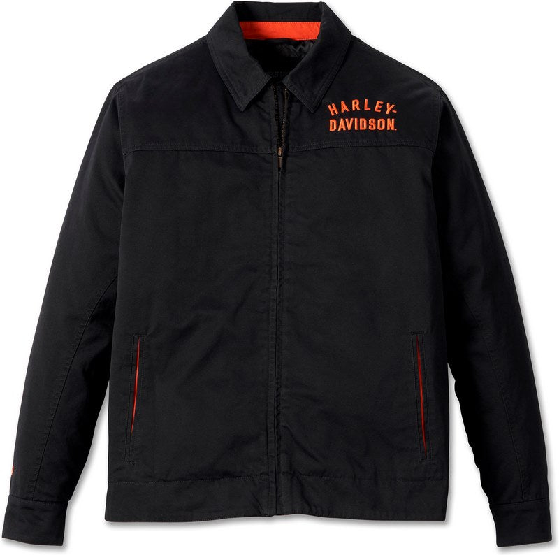 Harley-Davidson Men'S Work Jacket  Black Beauty | 98400-22VM