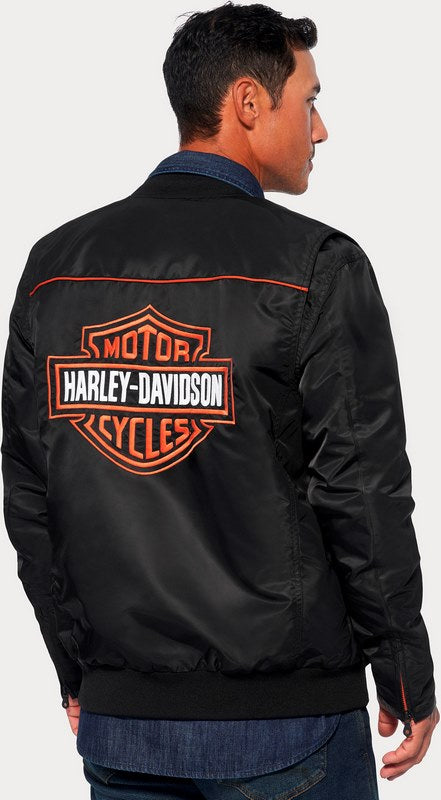 Harley-Davidson Men'S Timeless Bar & Shield Jacket  Black | 98401-22VM