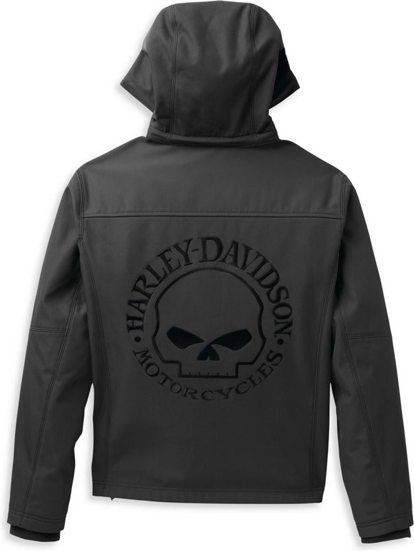 Harley-Davidson Men'S Willie G Softshell Jacket  Black Beauty 2 | 98404-22VM