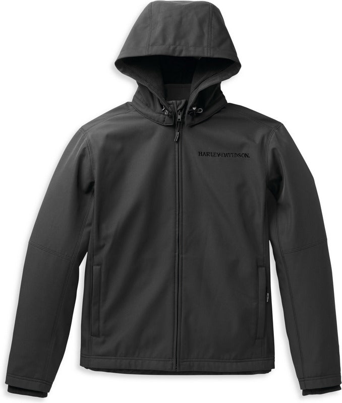 Harley-Davidson Men'S Willie G Softshell Jacket  Black Beauty 2 | 98404-22VM