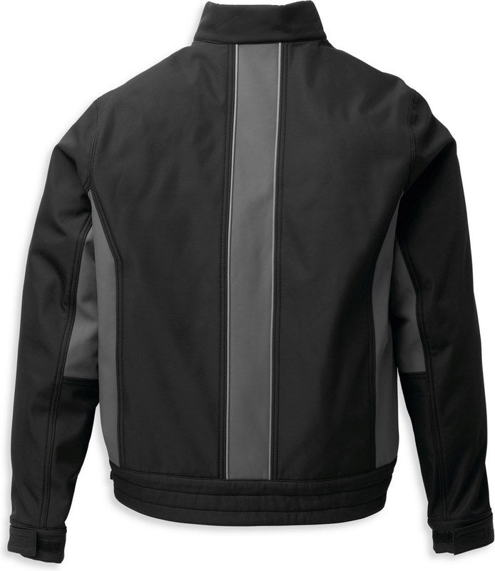 Harley-Davidson Men'S Bar & Shield Softshell Jacket  Black Beauty 2 | 98405-22VM