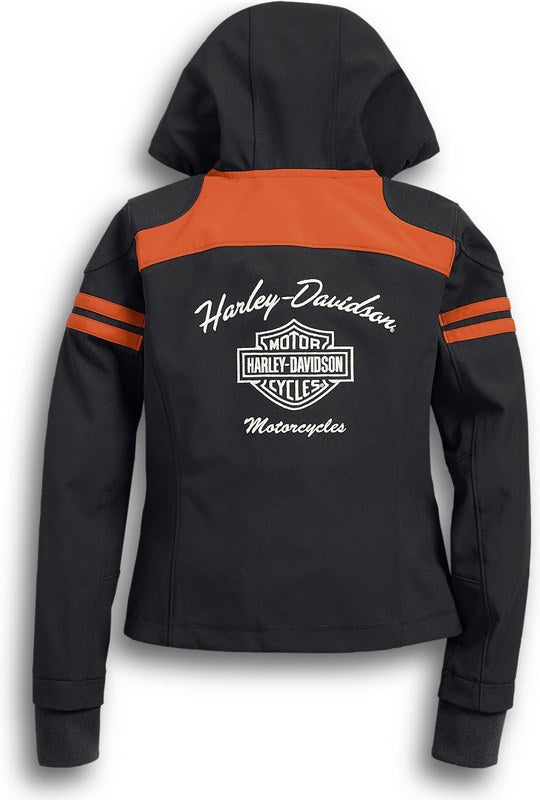 Harley-Davidson Miss Enthusiast Soft Shell Jacket  Black | 98408-19VW