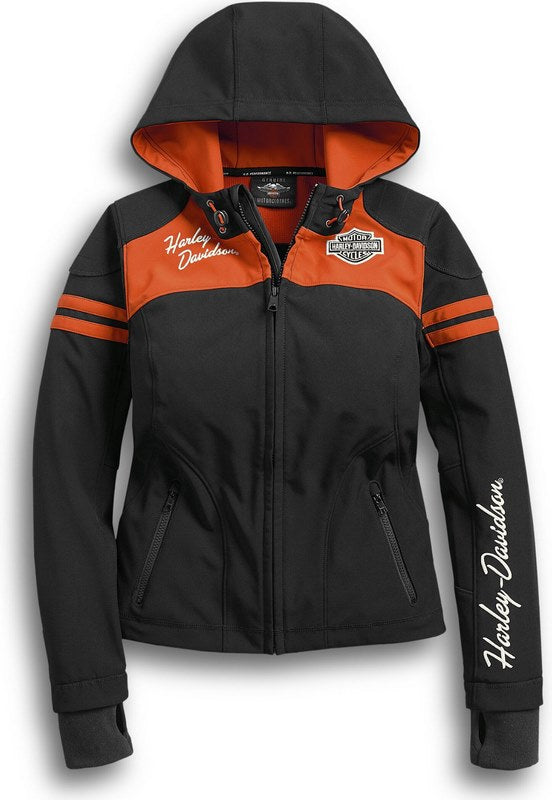 Harley-Davidson Miss Enthusiast Soft Shell Jacket  Black | 98408-19VW