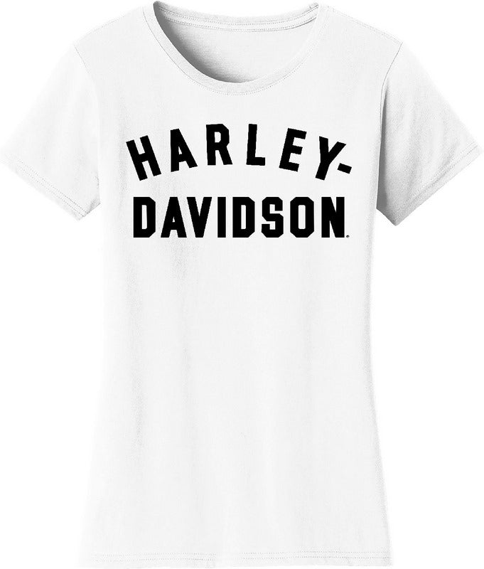 Harley-Davidson Women'S Forever Racer Font Tee  Bright White | 99020-23VW