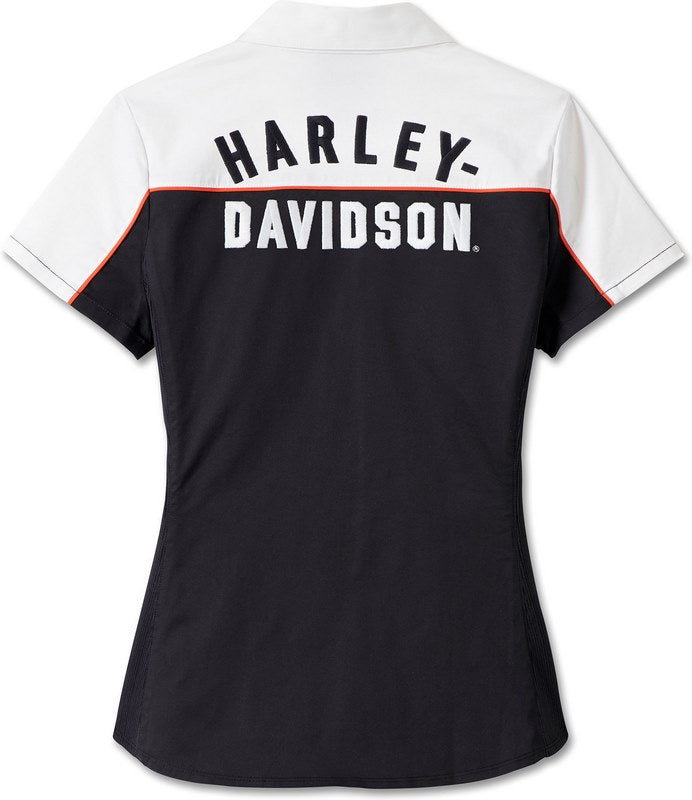 Harley-Davidson Shirt-Woven  Colorblock-Design | 99024-23VW