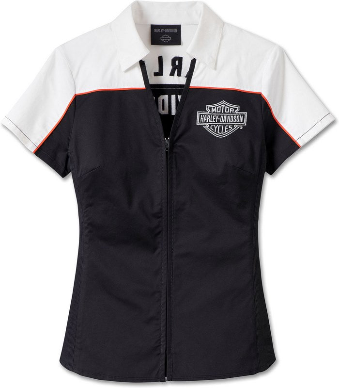Harley-Davidson Shirt-Woven  Colorblock-Design | 99024-23VW