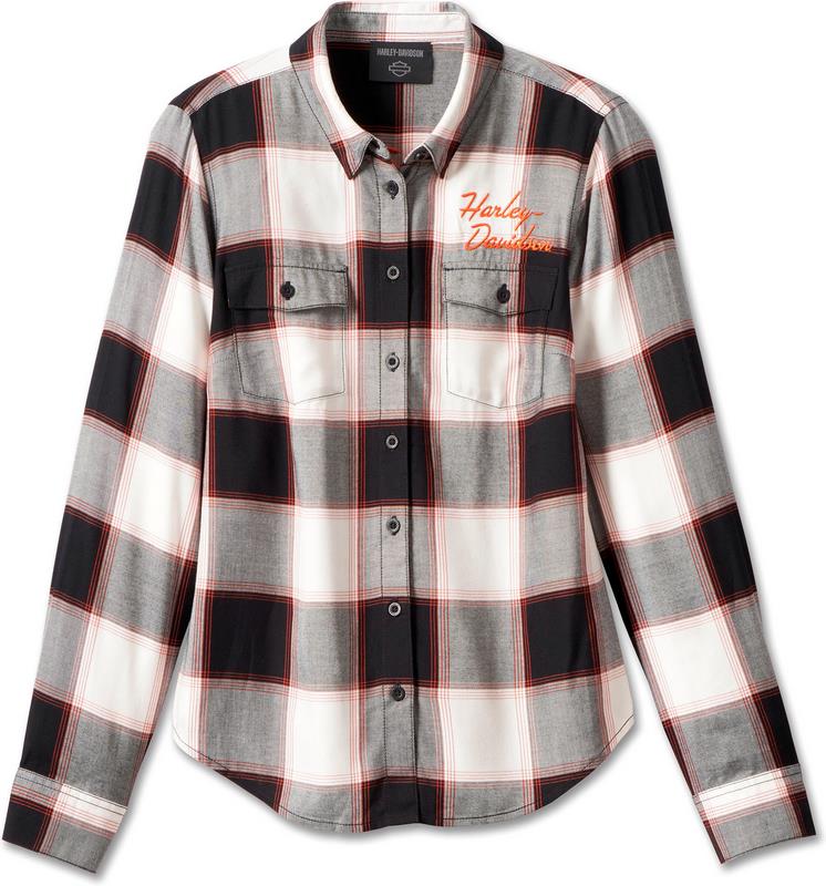 Harley-Davidson Shirt-Woven  Yarn-dyed plaid | 99025-23VW