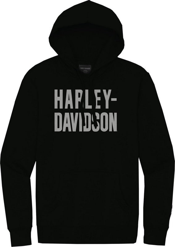 Harley-Davidson Men'S Hallmark Foundation Hoodie  Black Beauty 2 | 99035-22VM