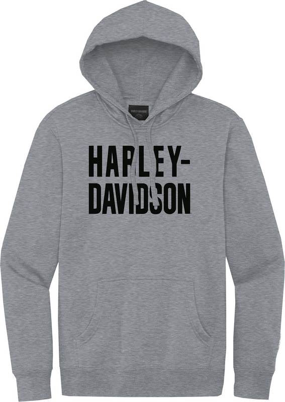 Harley-Davidson Men'S Hallmark Foundation Hoodie  Medium Heather Grey | 99037-22VM