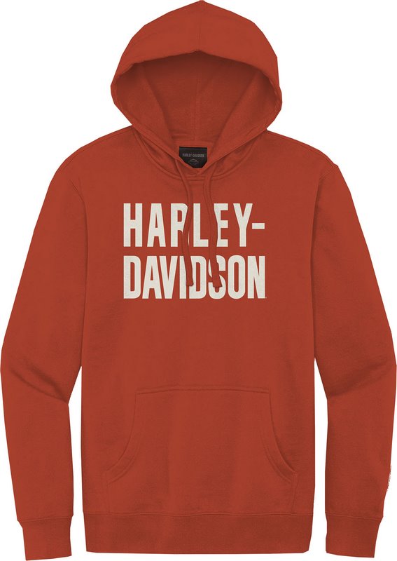 Harley-Davidson Men'S Hallmark Foundation Hoodie  Vintage Orange | 99038-22VM