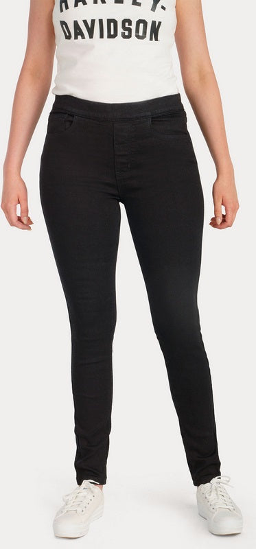 Harley-Davidson Jeans-Pull On Denim  Black Denim | 99044-23VW