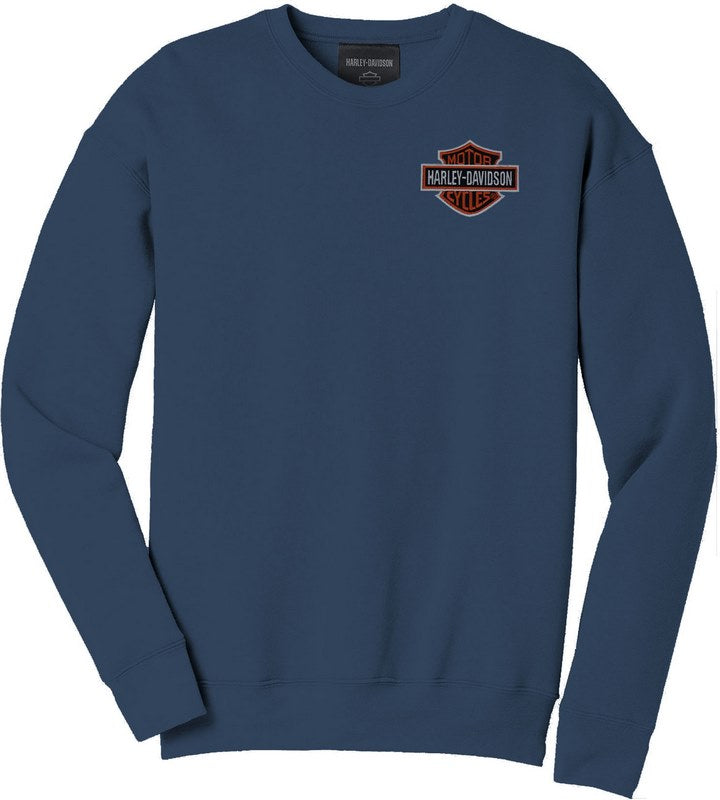 Harley-Davidson Pullover-Knit  Ensign Blue | 99045-22VM
