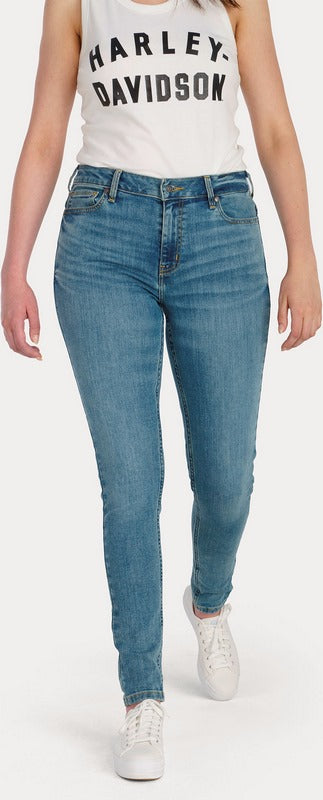 Harley-Davidson Jeans-High Waisted Skinny  Medium Indigo | 99045-23VW