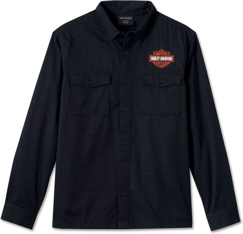 Harley-Davidson Shirt-Woven  Black Beauty | 99054-24VM