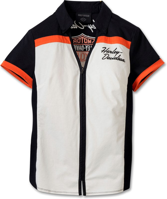 Harley-Davidson Shirt-Woven  Colorblock-Design | 99055-23VW