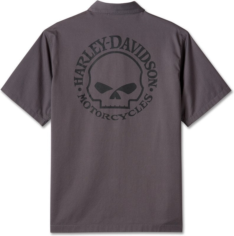 Harley-Davidson Shirt-Woven  Blackened Pearl | 99056-24VM