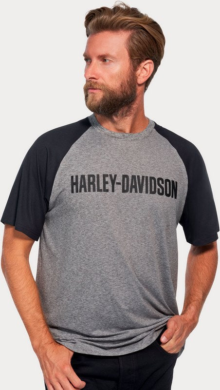 Harley-Davidson Tee-Knit  Medium Heather Grey | 99065-22VM