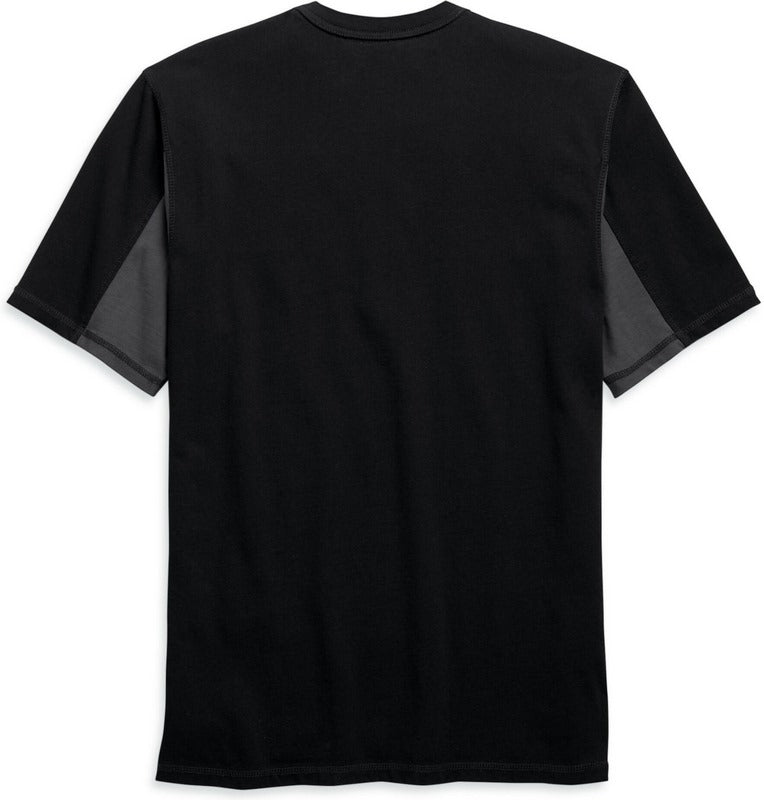 Harley-Davidson Copperblock Short Sleeve Henley  Black | 99082-20VM