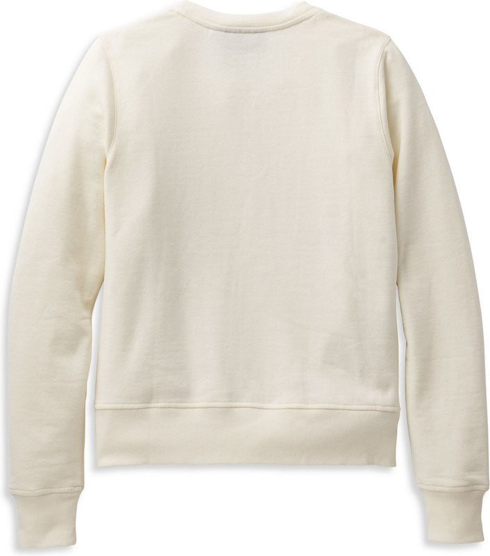 Harley-Davidson Women'S Essence Applique' Crewneck Pullover  Cloud Dancer | 99093-22VW