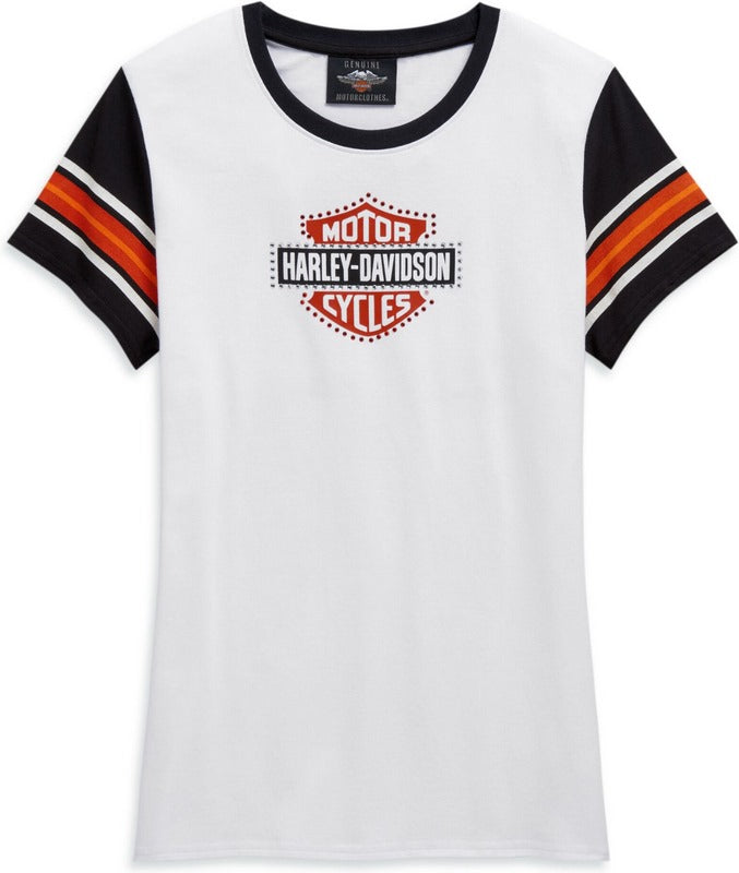 Harley-Davidson Embellished Logo Tee  Bright White | 99121-20VW