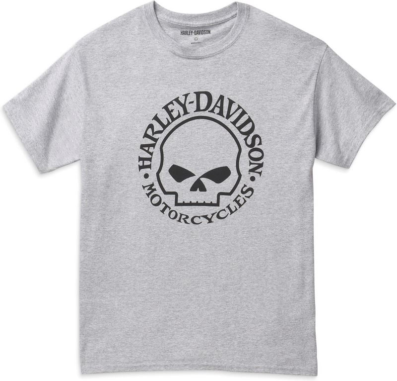 Harley-Davidson Men'S Skull Graphic Tee  Medium Heather Grey | 99146-22VM