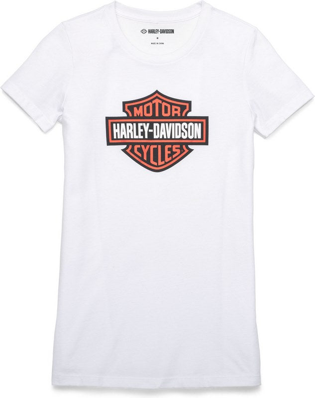 Harley-Davidson Women´S Bar & Shield Graphic Tee  White | 99152-22VW