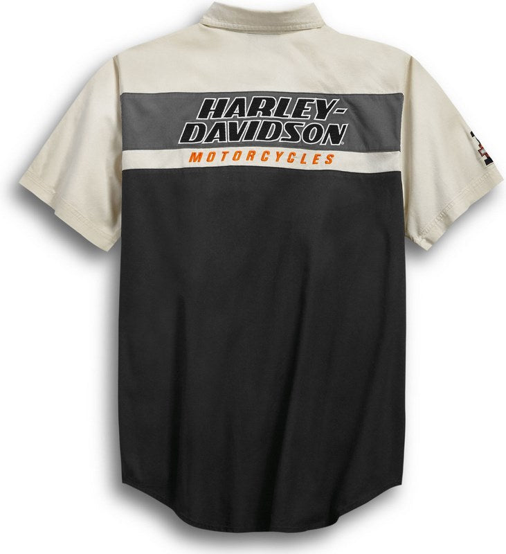 Harley-Davidson H-D® Racing Color Block Shirt  Black | 99166-19VM