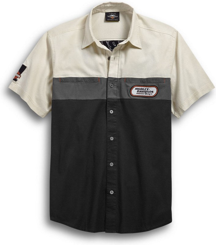 Harley-Davidson H-D® Racing Color Block Shirt  Black | 99166-19VM